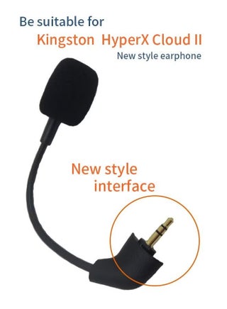 Replacement Game microphone suitable for Kingston HyperX Cloud 2 II Cloud Core Cloud Pro CloudX Xbox One Nintendo Switch PS4 Computer PC Gaming Headsets - view 2