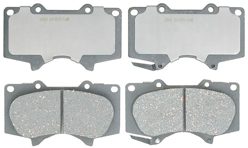ACDelco Silver 14D976CH Ceramic Front Disc Brake Pad Set