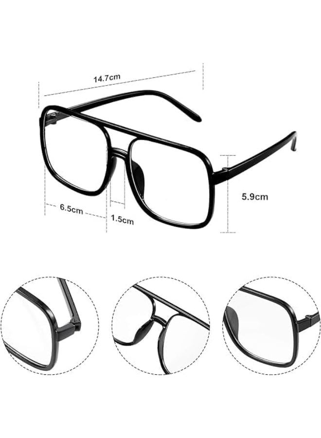 Hip Hop Costume Kit, 80s/90s Rapper Accessories, Bucket Hat, Sunglasses, Gold Chain Ring Outfit for Men Women - Image 4