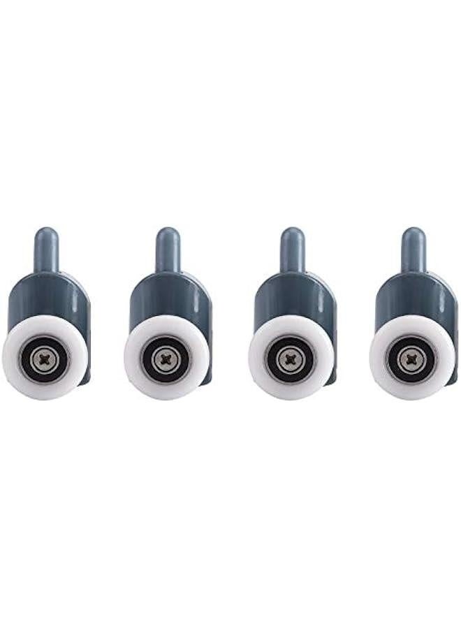 8PCS Roller Diameter 19mm for The Bathroom Pan Glass Sliding Door Pulleys,Shower Door Rollers,Runners,Wheels,Strong Load Bearing Capacity, Ultra Quiet(Single Wheel), Shower Door Rollers,8PCS Roll  - Image 2