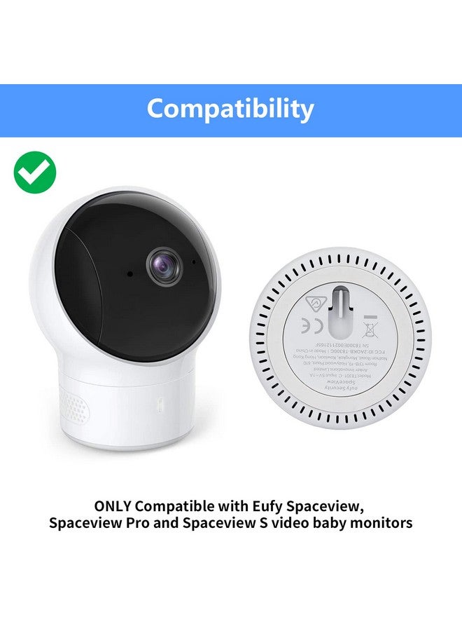 wochel Adjustable Baby Monitor Wall Mount for Eufy Spaceview, Spaceview Pro and Spaceview S Baby Monitor, Perfect View Angle and Easy Installation Without Drilling - Image 2