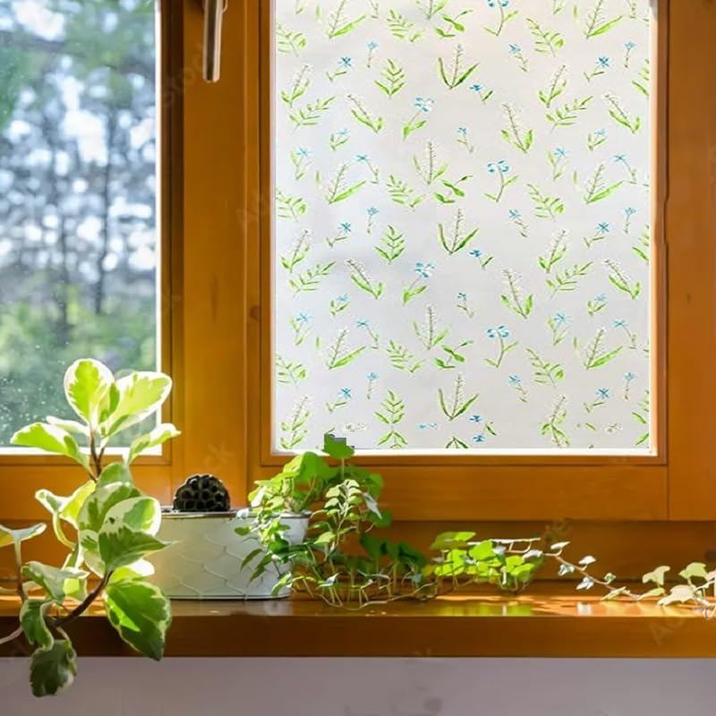 SIA VENDORS One Way Mirror Window Film Daytime Privacy, Sun Blocking Heat Control Anti UV Reflective Film Static Cling Window Tint for Home Office (20 X 40 Inch-Silver Film) - Image 2