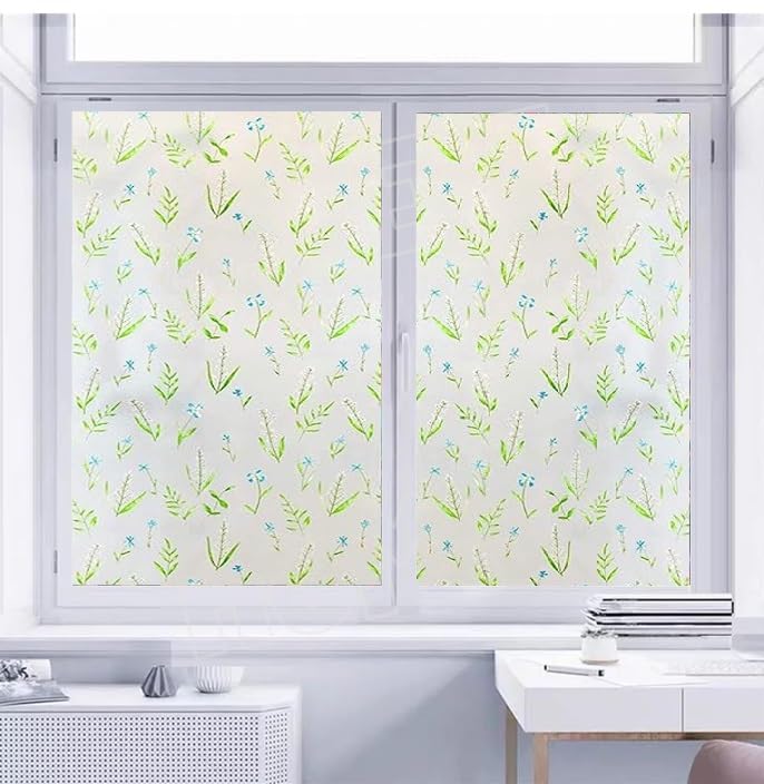SIA VENDORS One Way Mirror Window Film Daytime Privacy, Sun Blocking Heat Control Anti UV Reflective Film Static Cling Window Tint for Home Office (20 X 40 Inch-Silver Film) - Image 3