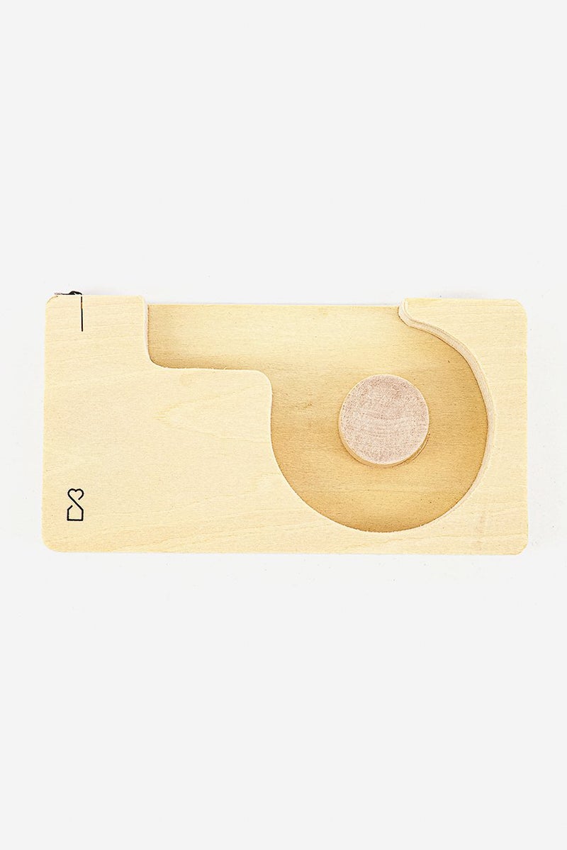 Muy Mucho Tape Dispenser 11.8 x 6.4 X 2.4 Cm. Beige - Image 1