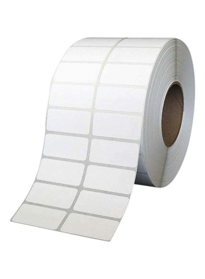 True-Ally ملصق باركود حراري مباشر من True-Ally 50x38 - 2 × 1.5 بوصة - 50 مم × 38 مم - لفتان - 2000 ملصق لكل لفة - ملصق أبيض ذاتي اللصق لطباعة الباركود (لفة واحدة لكل عبوة (2000 ملصق)) - Image 1