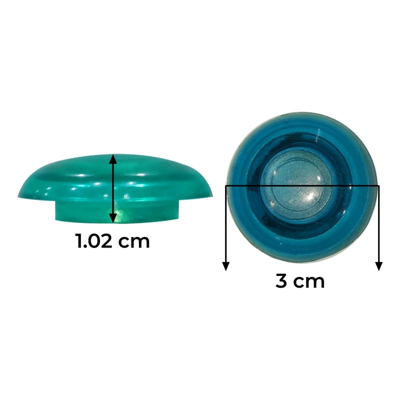 ALKOSIGN High Power Button Magnet with Plastic Cover, Colorful Set of 18 (Size, 30 mm). for Magnetic White Board, Glass Board or Any Iron Surface Useful at Home, Office, Schools, College (Pack of 3). - Image 2