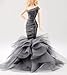 Cora Gu Handmade Classic One Shoulder Silver Mermaid Dress Wedding Gowns Fit for 12 Fashion Doll Dolls not Included - Image 2
