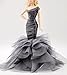 Cora Gu Handmade Classic One Shoulder Silver Mermaid Dress Wedding Gowns Fit for 12 Fashion Doll Dolls not Included - Image 3