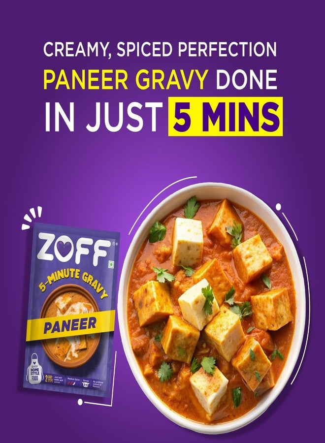 ZOFF 5-Minute Paneer Masala Gravy Mix - Quick & Easy Indian Curry - Authentic Homestyle Flavor for Rice, Roti, or Bread – 90g - Image 3
