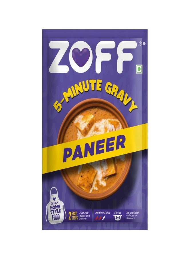 ZOFF 5-Minute Paneer Masala Gravy Mix - Quick & Easy Indian Curry - Authentic Homestyle Flavor for Rice, Roti, or Bread – 90g - Image 2