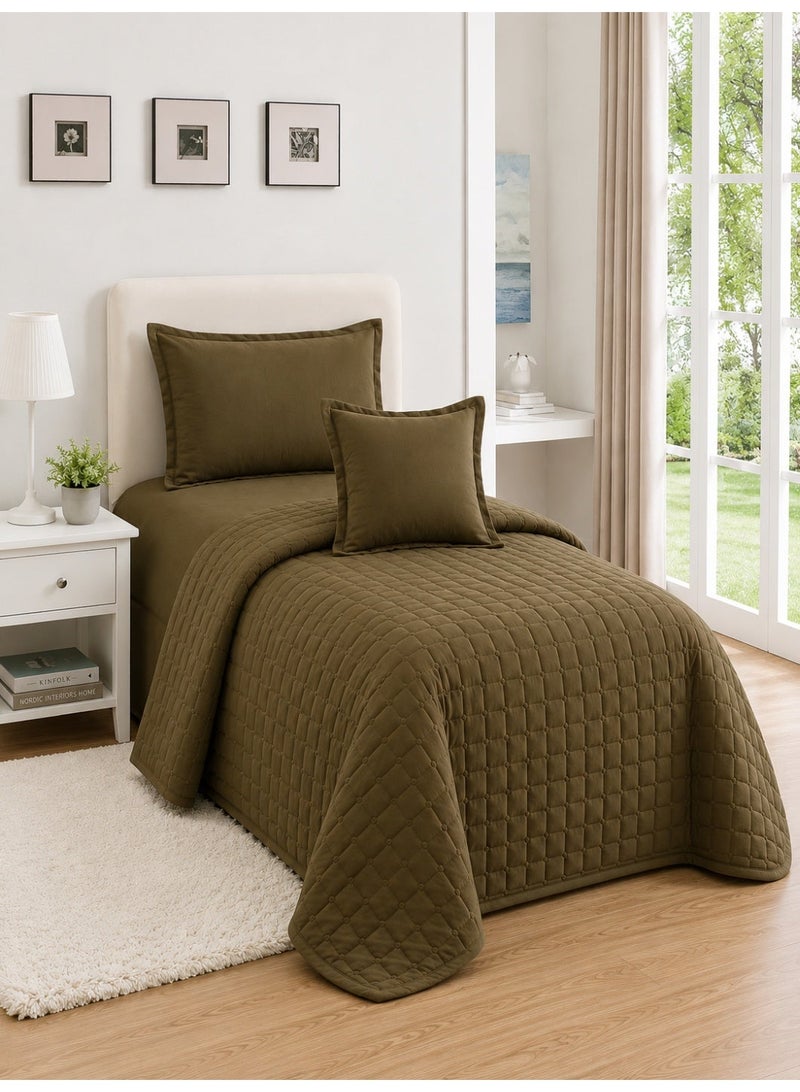 سليب نايت طقم لحاف سليب نايت 4 قطع مقاس مفرد 160 × 210 سم طقم سرير قابل للانعكاس مزدوج   بلون سادة لجميع الفصول - Image 3