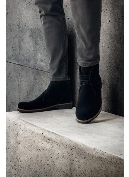 Liger Classic Lace-Up Ankle Boots for Men Black - Black  - Image 1