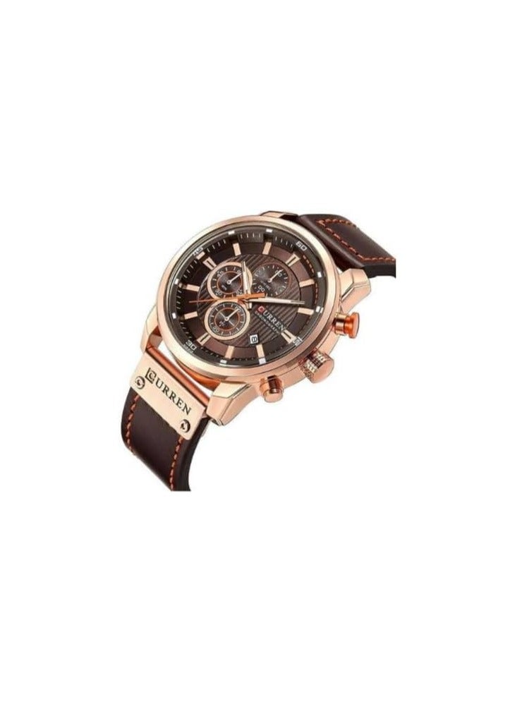 CURREN " A luxurious men's suede watch with an elegant design suitable for all occasions" - Image 2