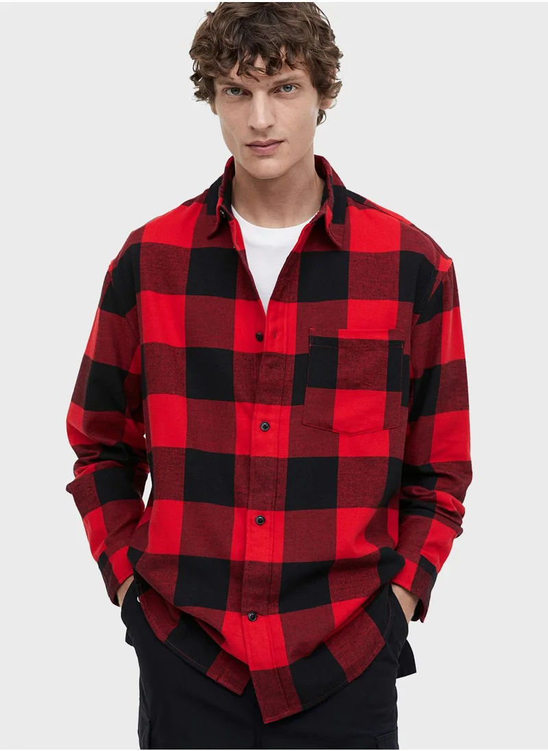 اتش اند ام Checked Relaxed Fit Shirt