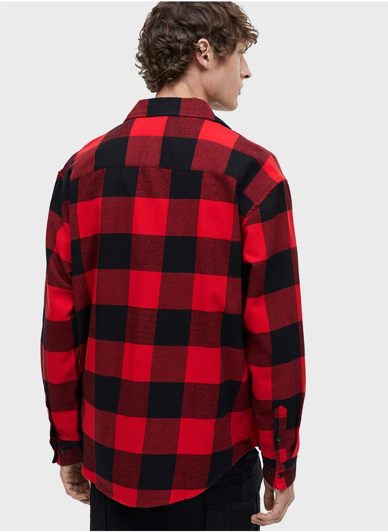 اتش اند ام Checked Relaxed Fit Shirt