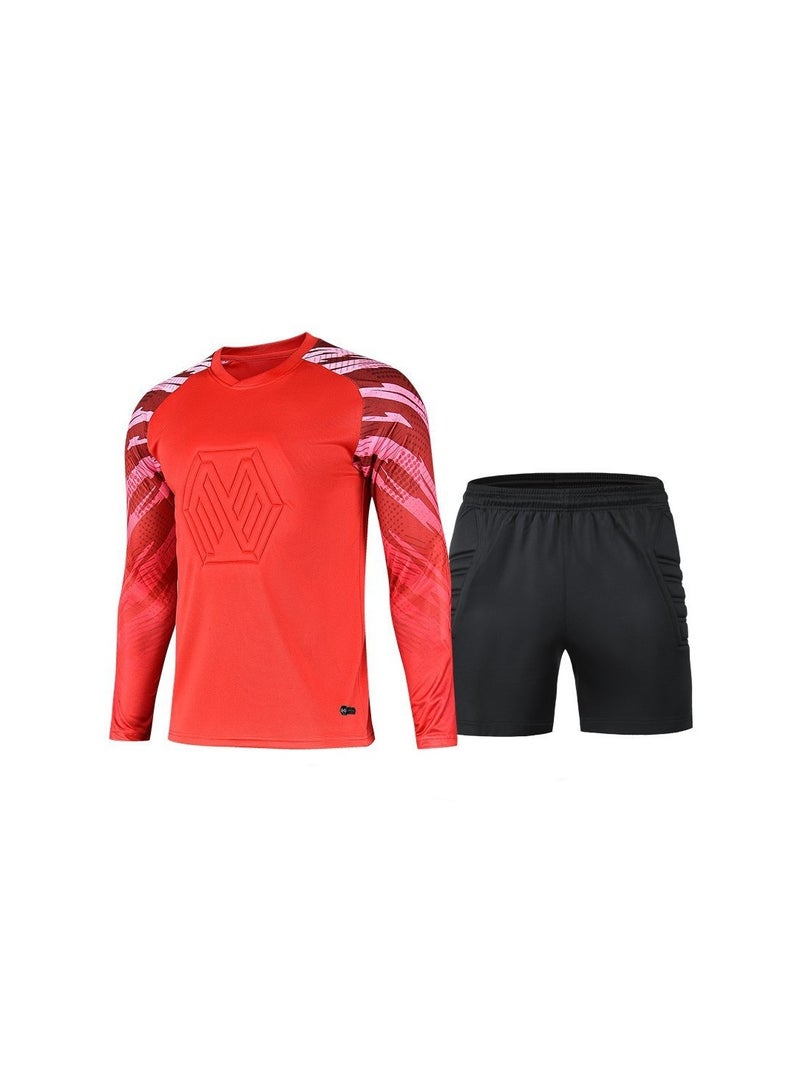 SKT Shiketro Football goalkeeper uniform long sleeved two-piece set  - Image 1