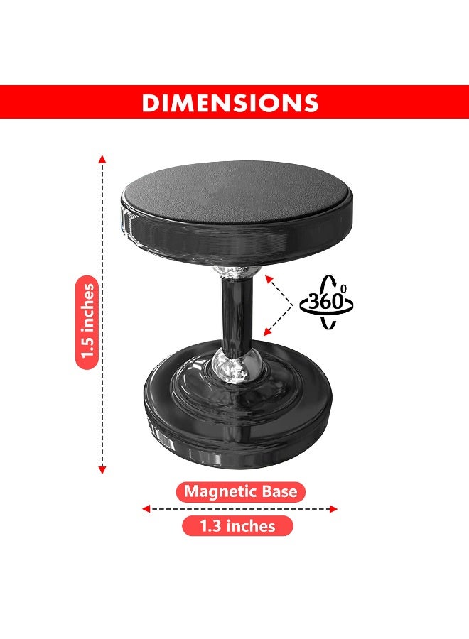 حامل هاتف مغناطيسي مزدوج للصالة الرياضية - حامل قوي من النيوديميوم N50 للفيديوهات والصور - Image 4