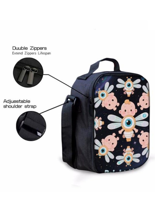 Bright Li Fire Three-piece set of cartoon bags, easily cope with various occasions (students, children, friends' outings, mountain climbing, schooling, etc.) | Backpack + hand-held + stationery bag | School season/holiday gifts - 113 - Image 3