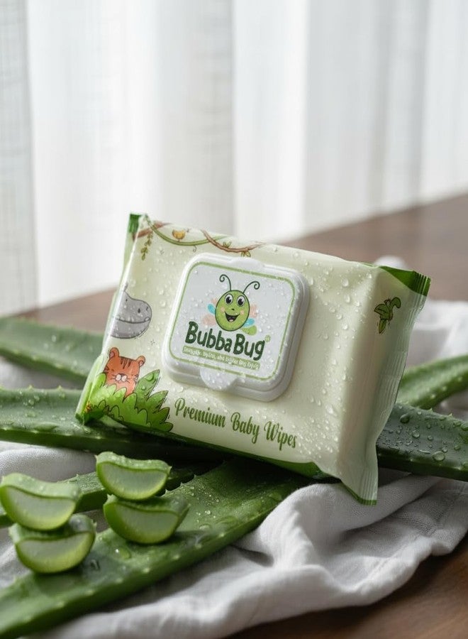 Zepham Zephan Soft Cleansing Baby Wipes with Lid | 72 Wipes | Extra Thick & Moist Wet Wipes for Baby's | Prevents Rashes & Redness with Goodness of Aloe Vera, Vitamin E & Jojoba Oil (Pack of 1) - Image 1