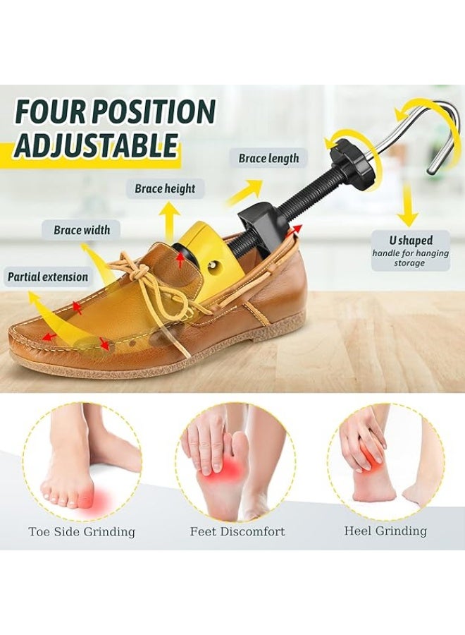 يلا جوي موسع الأحذية، قابل للتعديل لطول وعرض الحذاء والحفاظ عليه، يدعم الشكل ويمتد الطول للرجال والنساء والأحذية الرياضية والمدربين والأحذية المسطحة (زوج واحد، كبير) - Image 2