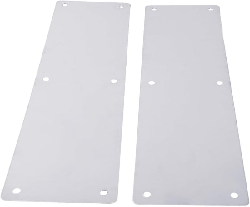 Stainless Steel Door Kick Plate 2 Pack Silver Finish with Pre Punched Holes for Interior and Exterior Doors - Image 4