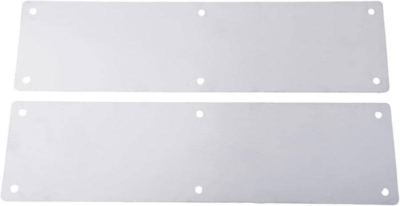 Stainless Steel Door Kick Plate 2 Pack Silver Finish with Pre Punched Holes for Interior and Exterior Doors - Image 2