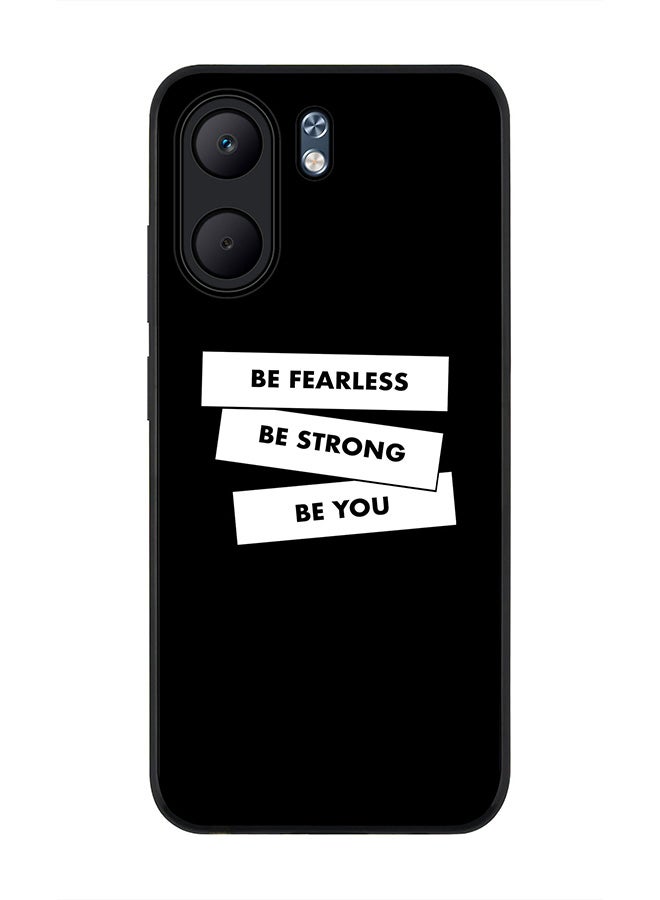 Stylizedd For Oppo A5x 5G / A5x 4G Case,Slim fit Camera Protection, Shockproof Thin Phone cover  - Fearless, Strong, You