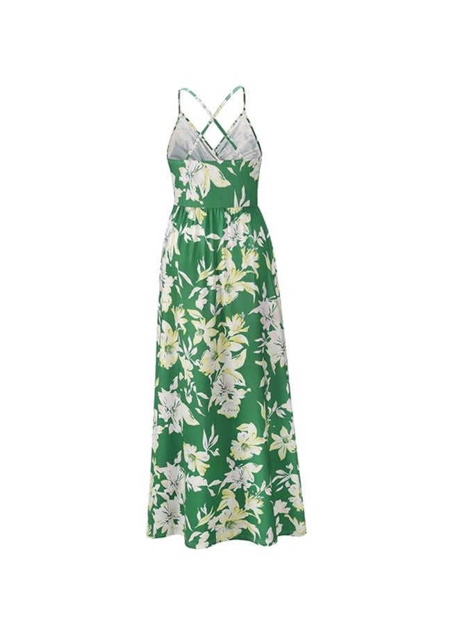 Ginger - Strappy Printed Dress - Image 1