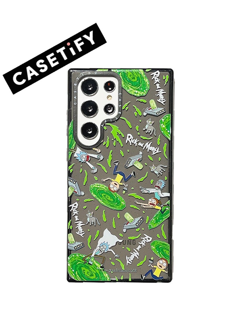 Casetify Samsung Galaxy S23 Ultra 'Rick and Morty' Portal Adventure Case - Image 1