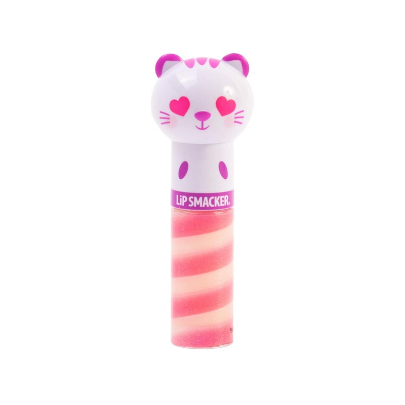 Lip Smacker Lippy Pals Kitty Kitten, Flavored Moisturizing & Smoothing Soft Shine Lip Balm, Hydrating & Protecting Fun Tasty Glossy Finish, Cruelty-Free & Vegan - Sweet Kiwi Kitten - Image 1