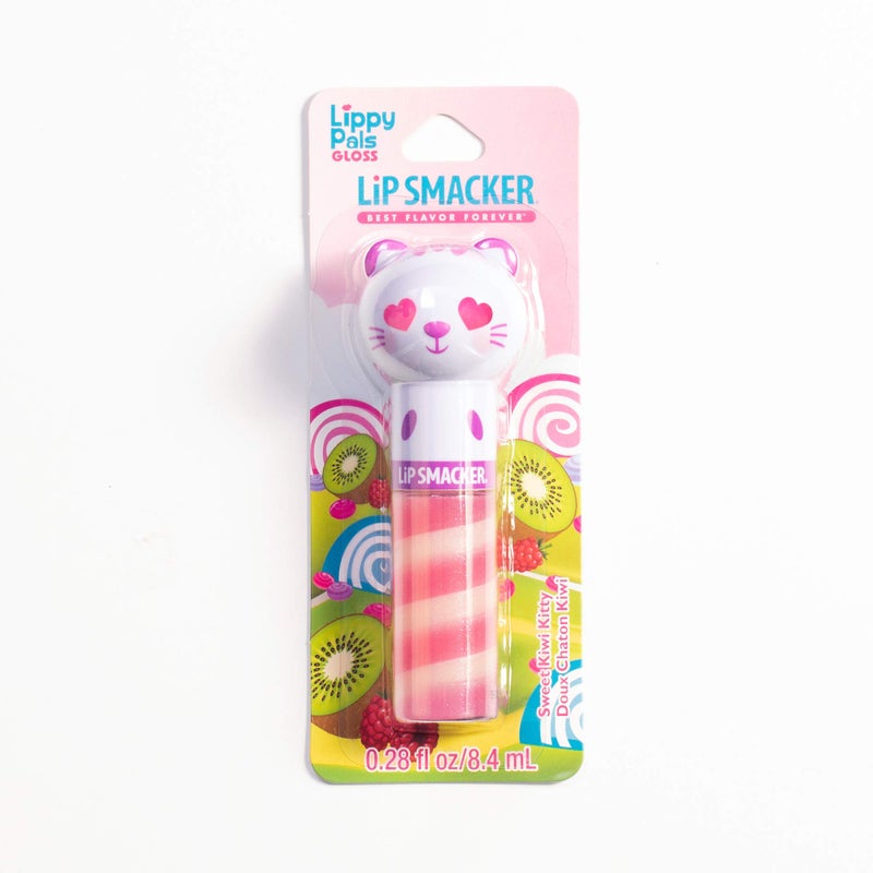 Lip Smacker Lippy Pals Kitty Kitten, Flavored Moisturizing & Smoothing Soft Shine Lip Balm, Hydrating & Protecting Fun Tasty Glossy Finish, Cruelty-Free & Vegan - Sweet Kiwi Kitten - Image 2