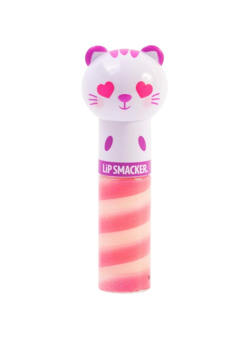 Lip Smacker Lip Smacker Lippy Pals Kitty Kitten, Flavored Moisturizing & Smoothing Soft Shine Lip Balm, Hydrating & Protecting Fun Tasty Glossy Finish, Cruelty-Free & Vegan - Sweet Kiwi Kitten  - Image 1