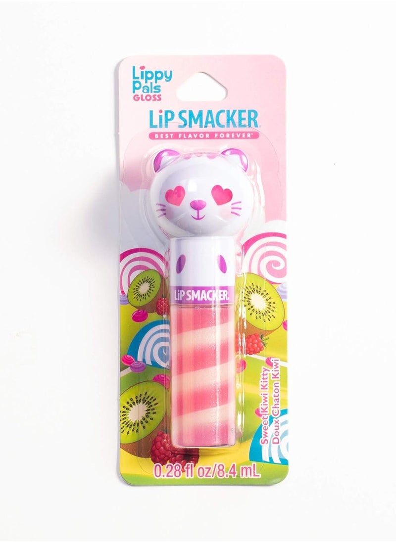 Lip Smacker Lip Smacker Lippy Pals Kitty Kitten, Flavored Moisturizing & Smoothing Soft Shine Lip Balm, Hydrating & Protecting Fun Tasty Glossy Finish, Cruelty-Free & Vegan - Sweet Kiwi Kitten  - Image 2
