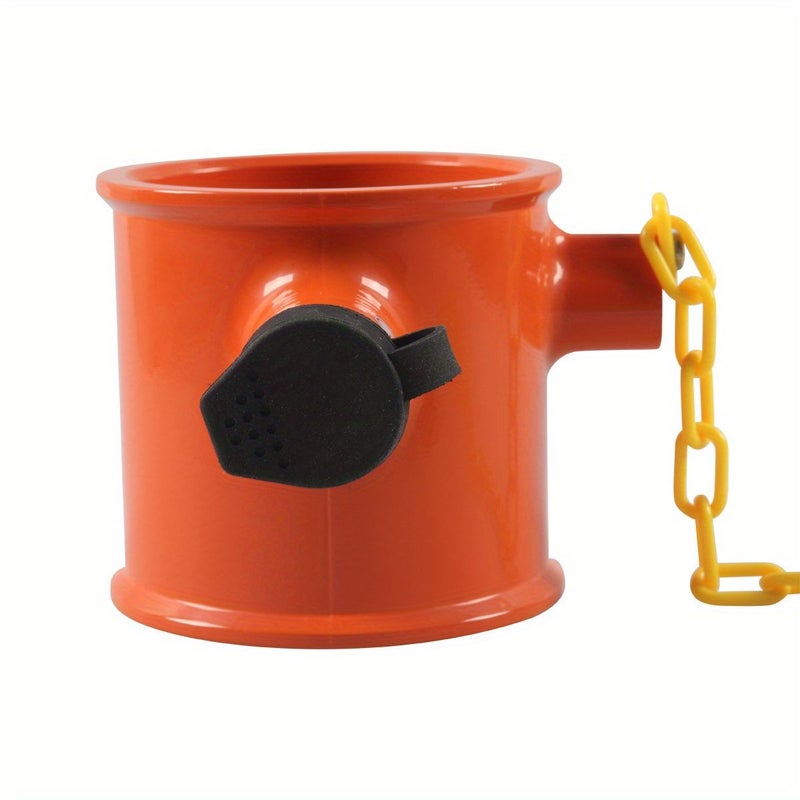 Heavy Duty Aluminum Alloy Anti Theft Trailer Lock With Key Lock Adjustable Orange Cylinder Design For RV Camper Van Secure Entry For Outdoor Storage Camper Accessories Metallic Finish Durable Construction - Image 3