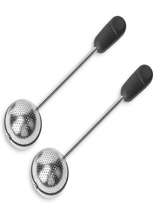 Numola Long Handle Twisting Tea Ball, 2Pcs Tea Ball Infuser for Loose Tea, Reusable Loose Leaf Tea Steeper Stainless Steel for Cup and Teapot - Image 1
