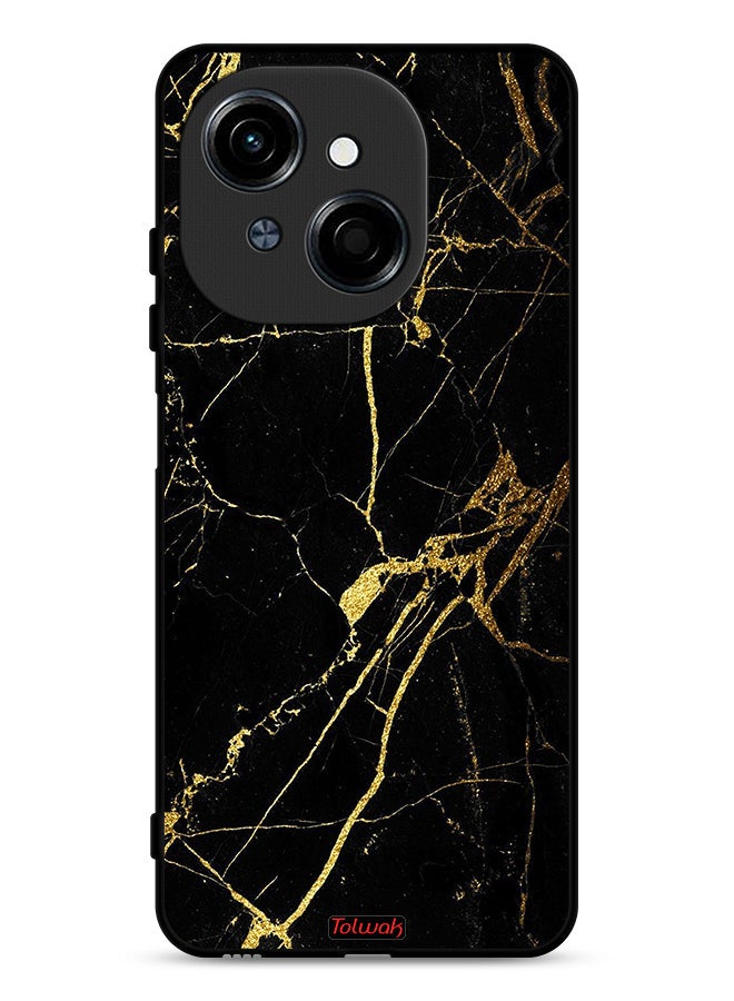Tolwak Tecno Spark Go 1 4G Protective Case Cover Crack Marble - Image 1