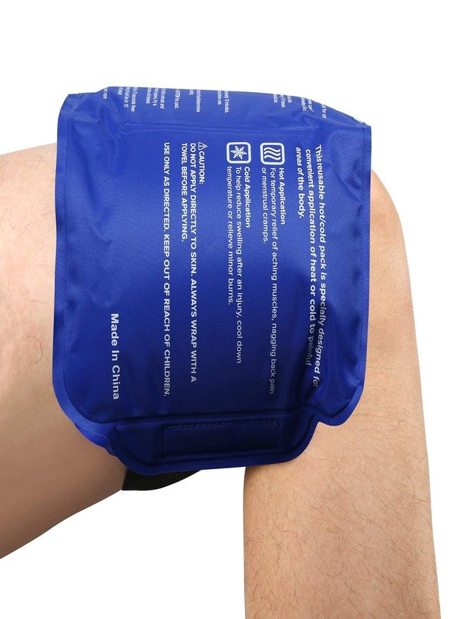 Prostuff.in® Reusable Back Ice Gel Pack With Strap Hot Cold Therapy For Back, Knee, Waist, Arm, Elbow, Shoulder, Ankle, Hip - Portable, Soft & Flexible Pain Relief Gel Bag Blue Color 1 Pcs (15 x 6) - Image 2