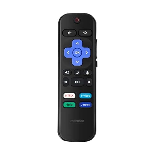 marman® Compatible with TCL Roku Streaming Stick Remote Control Non Voice Command with Hotkeys Feature Match the Keys Exactly with Existing Model - No Pairing Required - Image 1