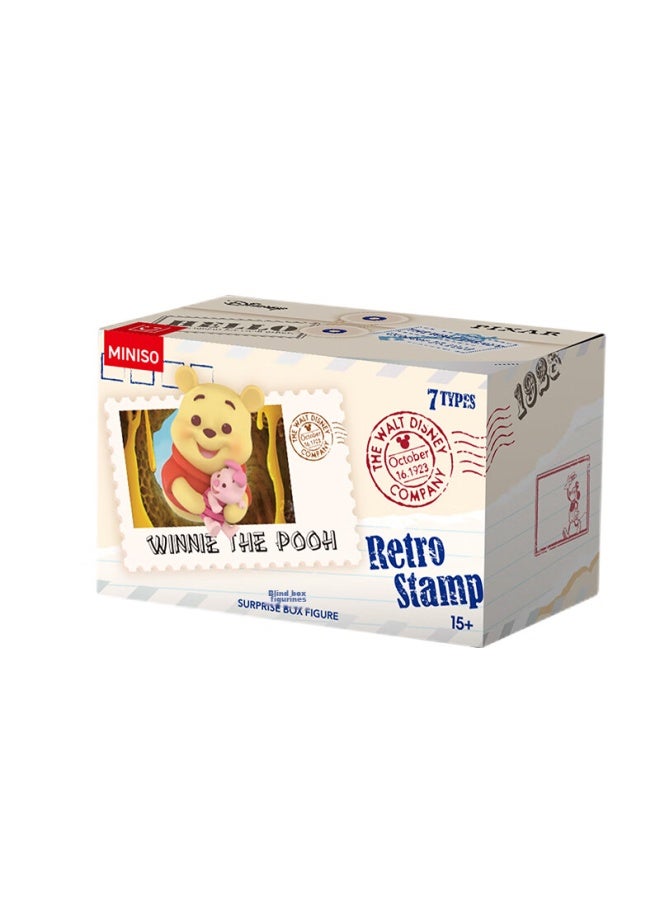 Miniso Disney 100th Anniversary Retro Stamp Blind Box Figurine, Desktop Decoration Toy, Birthday Gift For Men And Women, Single Box - Image 5