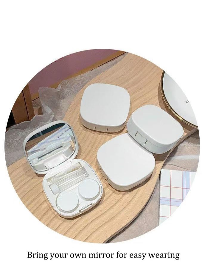 Contact Lens Case, Hard Travel Contact Lenses Box Holder Container Soak Storage Kit Cute With Mirror, Tweezers, Remover Tool Stick, Eye Contact Case Container Holder Solution for Daily Outdoor - pzsku/Z1B3CD9BB534B2D3FF4CBZ/45/_/1725673553/0d3ac31c-b7a3-491a-ac1a-531a112f7b17