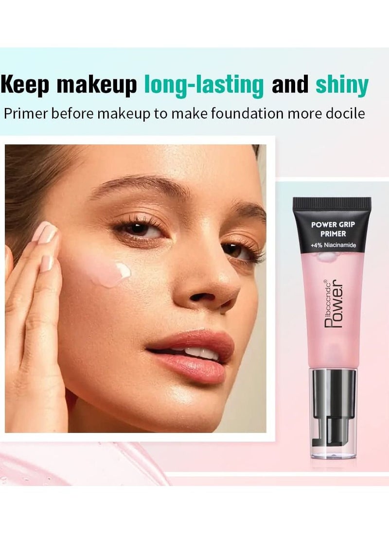 ibcccndc Face Primer Makeup Pore Power Grip Primer Gel based Gripping Jelly Primer for Moisturizing and Locking Foundation Long Lasting Perfect Makeup Base 24ml  - Image 3