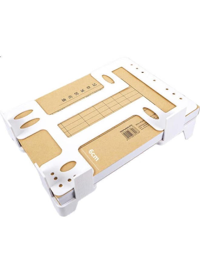 Simaa A4 Accounting Financial Voucher Binder Organizer 297*210Mm Financial Voucher Binder Tool 21403 - Image 1