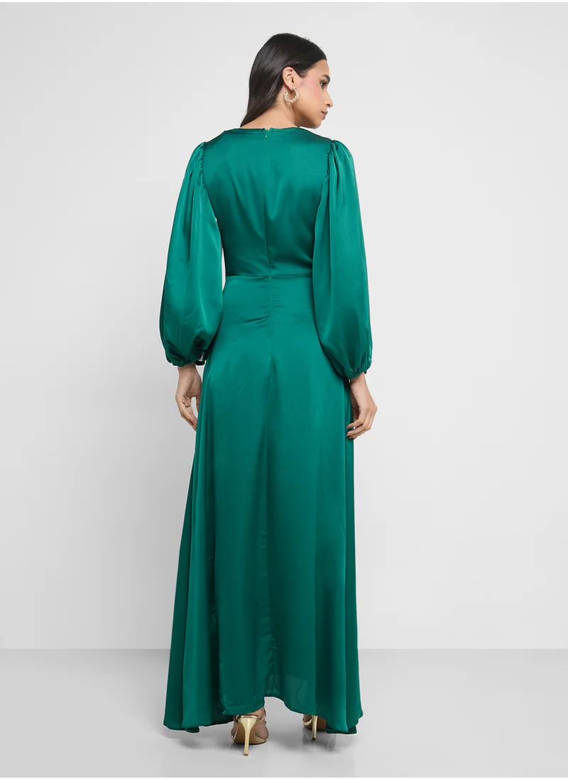 Ella Limited Edition Ruched Dress With Slit