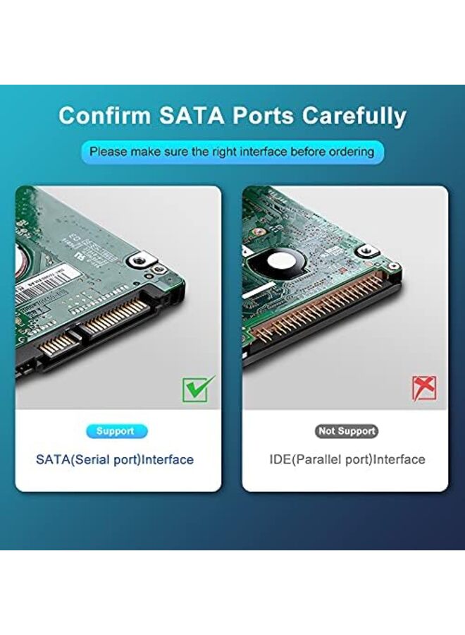 5PCS SATA III Cable, 6Gbps 90 Degree Right Angle HDD SDD Data Cable, SATA 3.0 Nylon Braided Cable with Locking Latch for SATA HDD - Image 5