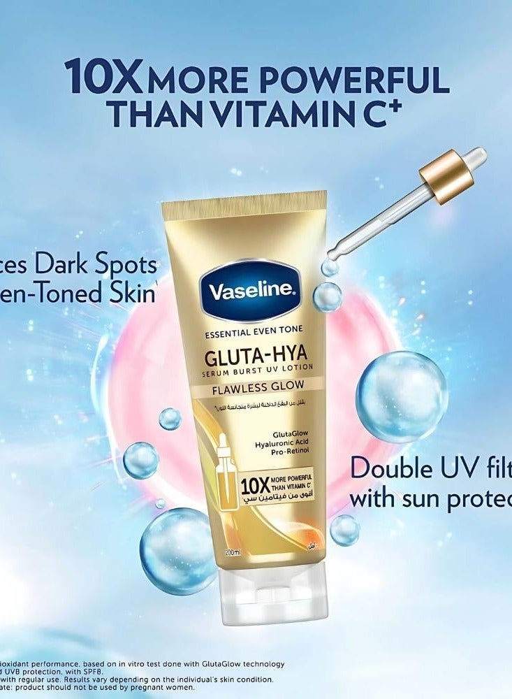 Vaseline 2-Piece Lotion Enhanced with Serum for Radiant Skin 200*2 ml - Image 4