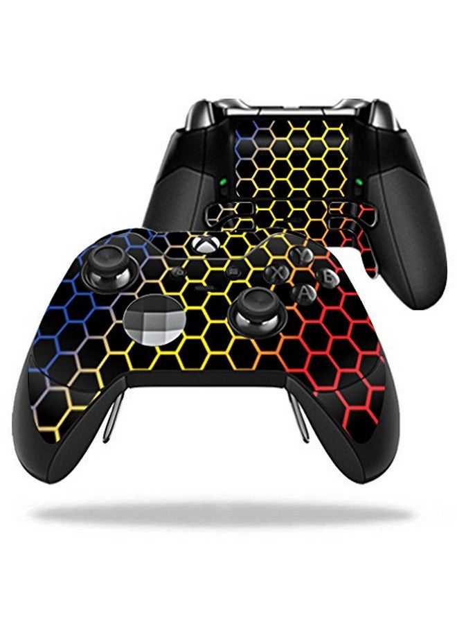 MIGHTY SKINS Mightyskins Skin Compatible With Microsoft Xbox One Elite Controller Primary Honeycomb | Protective, Durable, And Unique Vinyl Wrap Cover | Easy To Apply, Remove | Made In The Usa - Image 1
