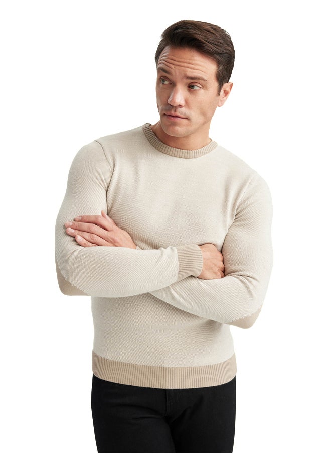 DeFacto Man Tricot Standart Fit Crew Neck Pullover  - Image 5