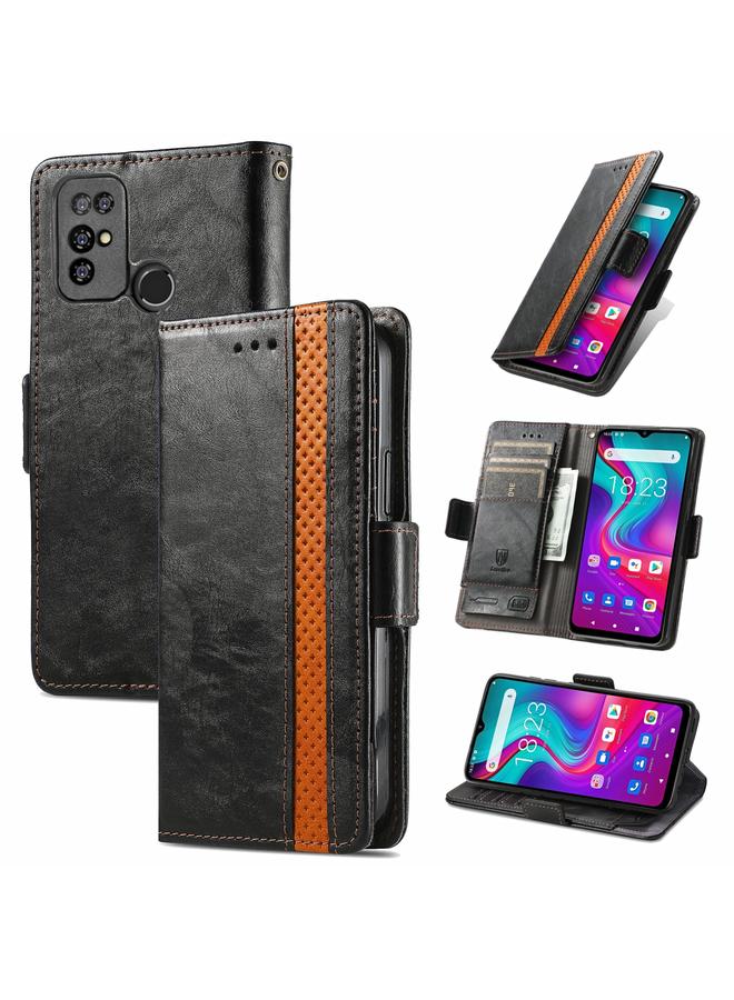 Zaboon Case For Doogee X96 Pro CaseNeo Business Splicing Dual Magnetic Buckle Horizontal Flip PU Leather Case with Holder & Card Slots & Wallet - Image 1