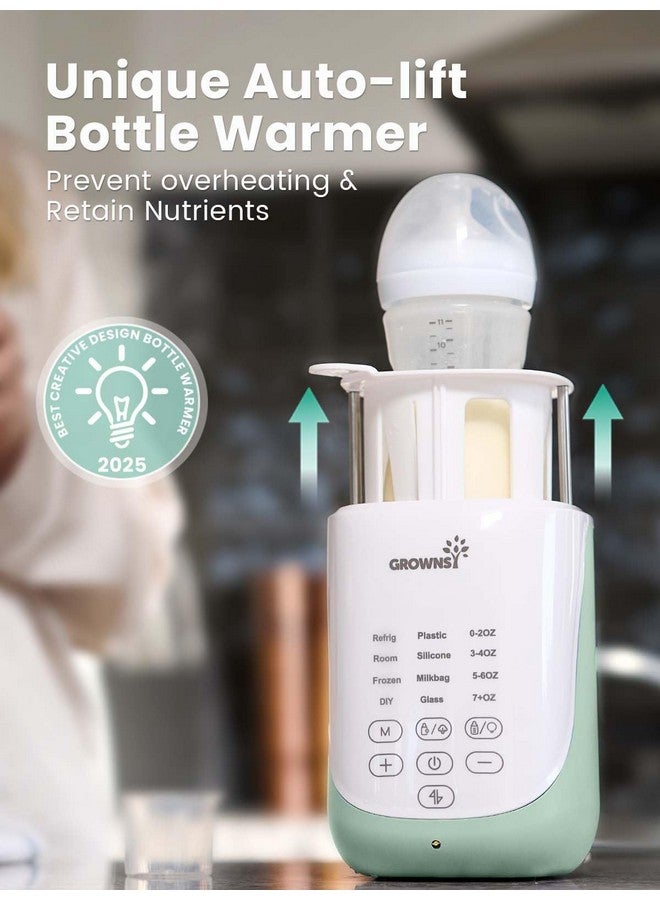 GROWNSY GROWNSY Nutri Bottle Warmer with Innovative Auto-Lift Feature, 10-in-1 Fast Baby Bottle Warmer with Night Light, Retain Nutrients Milk Warmer for All Bottles  - Image 1