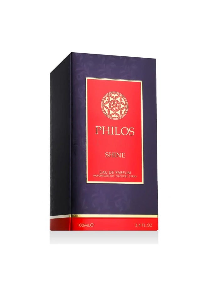 MAISON ALHAMBRA Philos Shine EDP For Unisex 100ml - Image 3